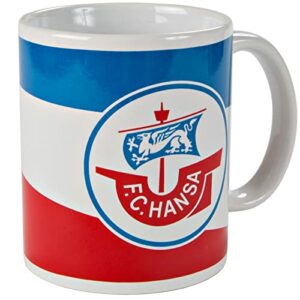 Hansa Rostock Kaffeebecher / Tasse ** Blau - Weiß - Rot **